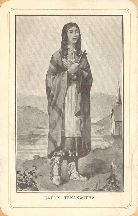 Statue of Saint Kateri Tekakwitha of Quebec Date And Artist Unknown Photographed On 8 July 2008 By Lovesmacs