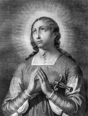 Illustration Of Blessed Camilla Gentili Date And Artist Unknown