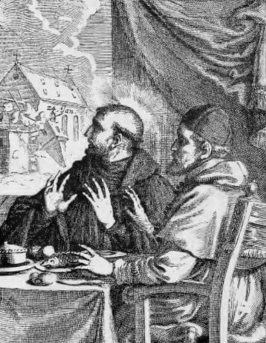 Illustration Of Saint Macarius Abbot From The Book Saints Of The Order Of Saint Benedict Designed By Father Amandus Liebhaber