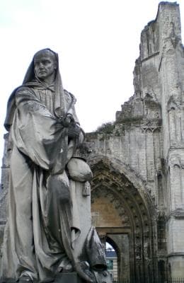 Statue of Saint Bertin The Great Outside The Ruins of SaintOmer Date Unknown Artist Unknown Photographed On 31 May 2008 By Romainberth