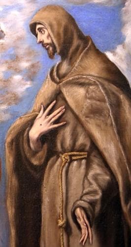 Saint Francis of Assisi By El Greco