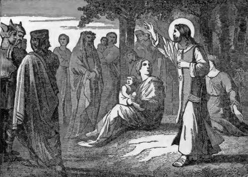 Pictorial Lives of The Saints Illustration For Saint Gatian Bishop