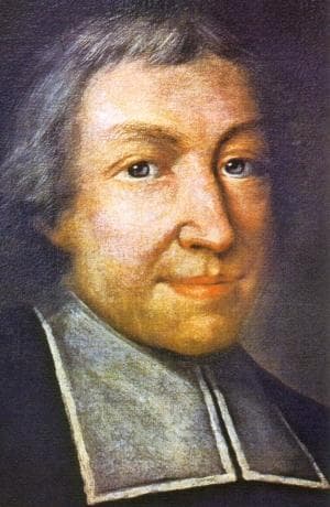 Detail of The Official Portrait of Saint John Baptist De La Salle Pierre Leger Date Unknown