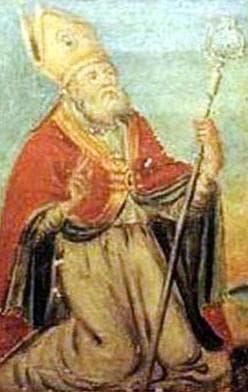 Detail of A Painting of Saint Leucius of Brinidisi 1780 By Oronzo Tiso