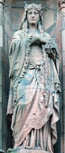 Statue of Queen Margaret Scottish National Portrait Gallery Edinburgh Scotland Date And Artist Unknown Photographed On 29 December 2018 By Stephencdickson