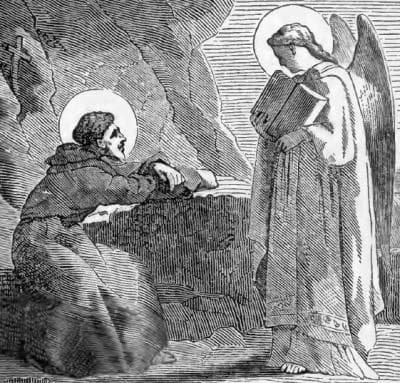 Pictorial Lives of The Saints Illustration of Saint Pachomius Abbot