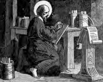 Pictorial Lives of The Saints Illustration of Saint Pamphilus of Alexandria