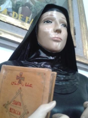 Statue of Saint Rafqa Date And Artist Unknown Mexico City Mexico